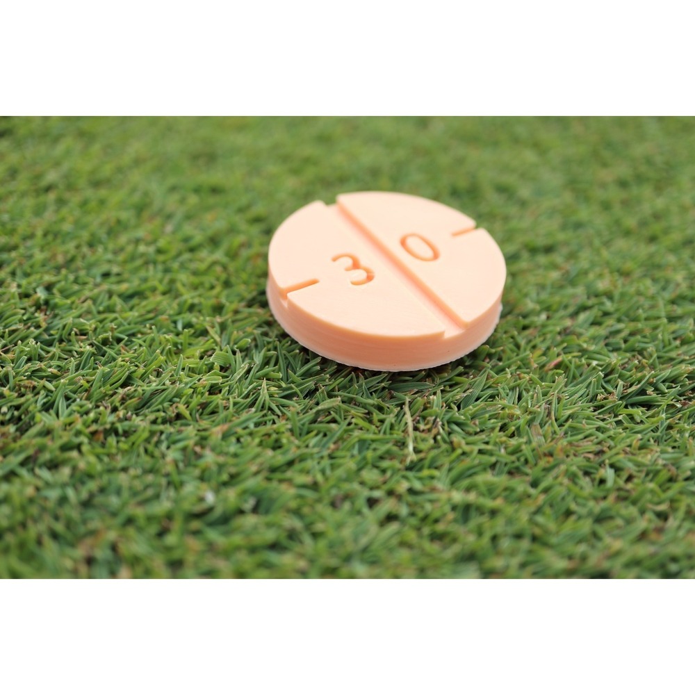 Novelty "Caddy Addy" Golf Ball Marker | Orange 30mg Pill Style - Funny Golf Gift - Picture 5 of 8